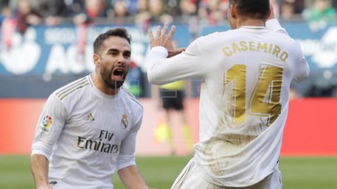 FÚTBOL REAL MADRID Cinco victorias seguidas en Liga un año después