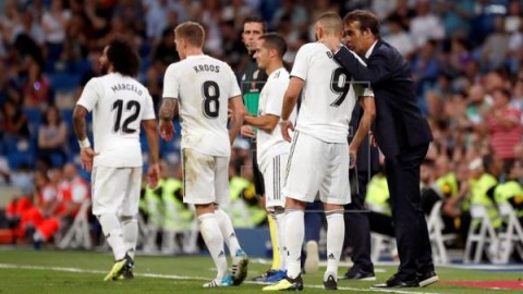 FÚTBOL REAL MADRID El Real Madrid regresa al trabajo tras el primer triunfo de Lopetegui