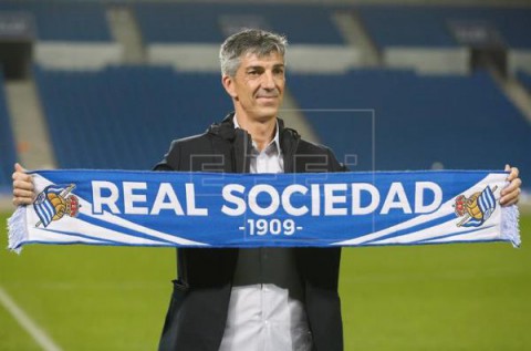 FÚTBOL REAL SOCIEDAD Imanol Alguacil debutará en un Santiago Bernabéu en el que marcó en 1994