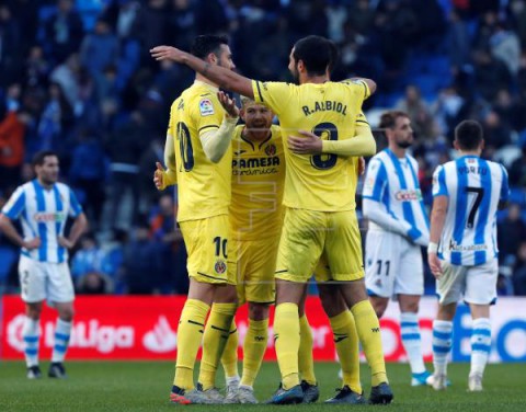 FÚTBOL REAL SOCIEDAD-VILLARREAL 1-2. Villarreal remonta a la Real y sigue de dulce en San Sebastián