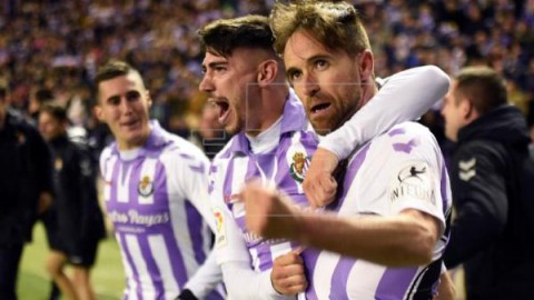 FÚTBOL REAL VALLADOLID-GIRONA 1-0. Míchel revive al Real Valladolid y hunde al Girona