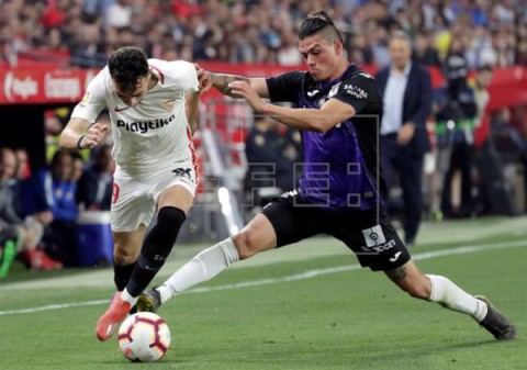 FÚTBOL SEVILLA-LEGANÉS  0-3. El Leganés se salva y agua la `Champions` y la Feria al Sevilla