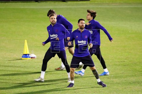 FÚTBOL SUPERCOPA ESPAÑA El autobús del Barcelona se pierde por Yeda