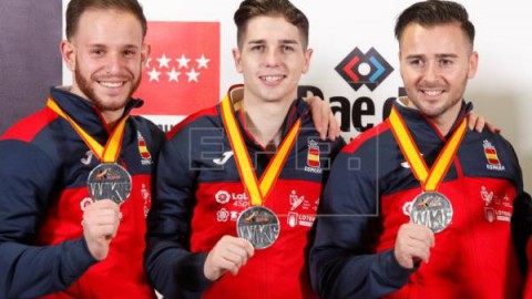 KÁRATE EUROPEOS El equipo masculino español de kata gana la medalla de oro