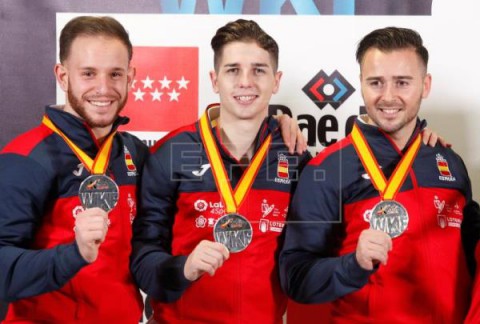 KÁRATE EUROPEOS El equipo masculino español de kata gana la medalla de oro