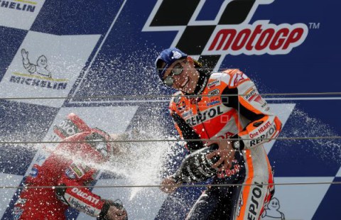 MOTOCICLISMO G.P. ARAGÓN Márquez asesta un golpe casi definitivo al campeonato