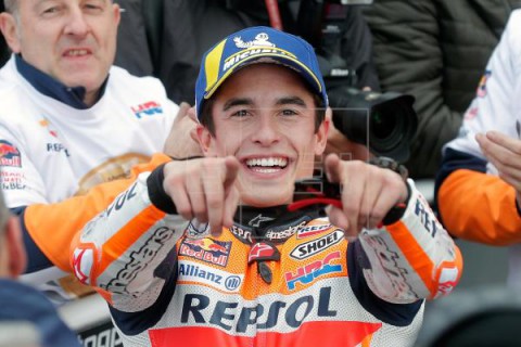 MOTOCICLISMO G.P. COMUNIDAD VALENCIANA MOTOGP Márquez gana, García se estrena y Lorenzo se retira