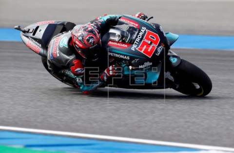 MOTOCICLISMO G.P. TAILANDIA MOTOGP Quartararo `pole` y récord