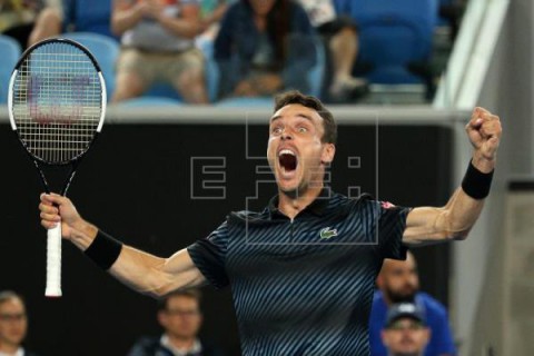 TENIS ABIERTO DE AUSTRALIA Bautista logra sus primeros cuartos en un Grand Slam al vencer a Cilic