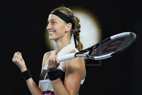 TENIS ABIERTO DE AUSTRALIA (F) Una imperial Kvitova alcanza la final tras acabar con Collins