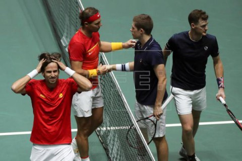 TENIS FINALES COPA DAVIS Auger-Bautista y Nadal-Shapovalov, partidos individuales de la final