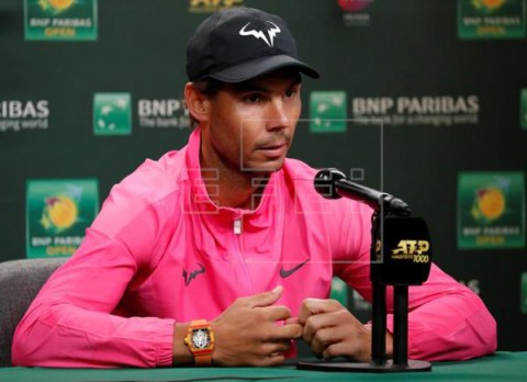 TENIS INDIAN WELLS Nadal se retira de Indian Wells por molestias en la rodilla derecha