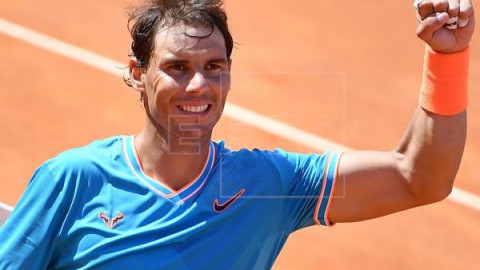 TENIS ROMA  Nadal-Tsitsipas y Djokovic-Schwartzman, semifinales en Roma