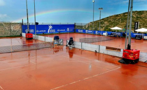 TENIS VALENCIA Se suspende la tercera jornada del `Region of Valencia`  por la climatología